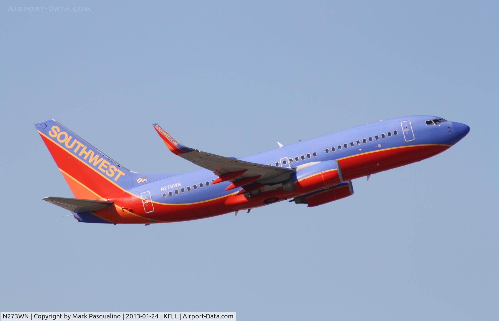 N273WN, 2007 Boeing 737-7H4 C/N 32528, Boeing 737-700