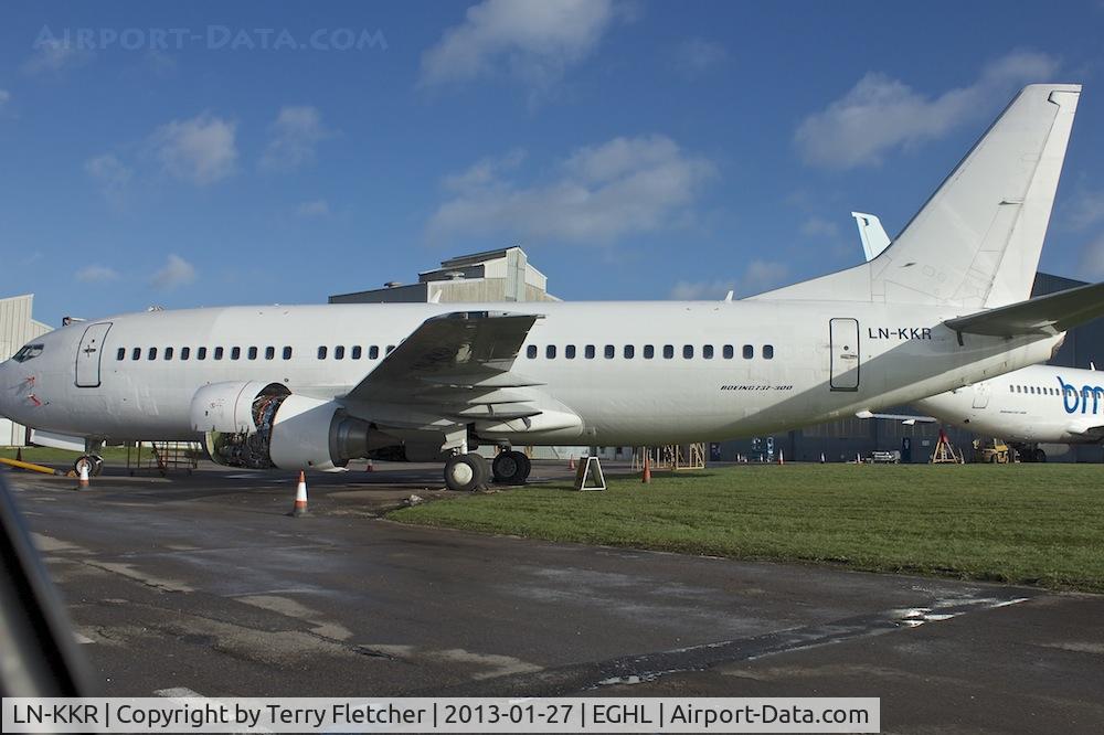 LN-KKR, 1988 Boeing 737-3Y0 C/N 24256, 1988 Boeing 737-3Y0, c/n: 24256 at Lasham