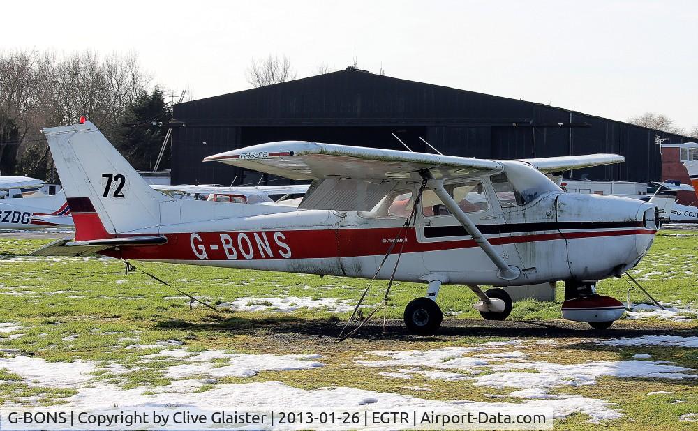 G-BONS, 1976 Cessna 172N C/N 172-68345, Ex: (733KD) > C-GIUF > G-BONS - Originally owned to, Central Equipment & Steel Services Ltd in April 1988 and currently with and a trustee of, BONS Group since July 1991