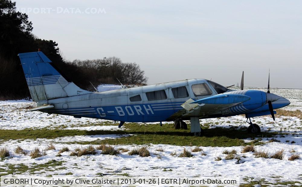 G-BORH, 1980 Piper PA-34-200T Seneca II C/N 34-8070352, Ex: N8261V > G-BORH - Originally owned in private hands June 1988 and de-registered and cancelled by the CAA February 2011.