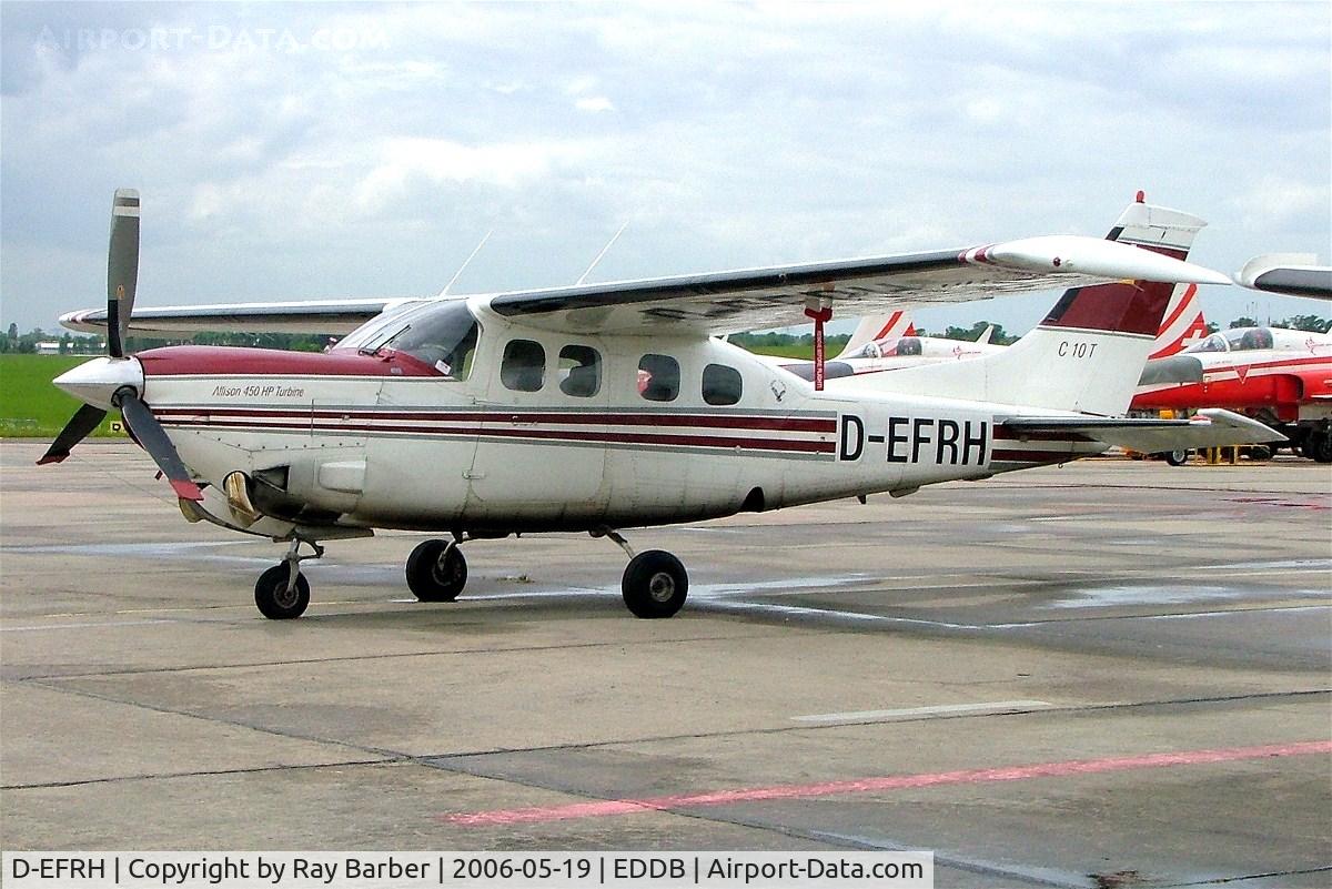 D-EFRH, 1980 Cessna P210N (Turbine mod) Pressurised Centurion C/N P21000621, Cessna P.210N Pressurized Centurion Silver Eagle Conv [P210-00621] Berlin-Schonefeld~D 19/05/2006