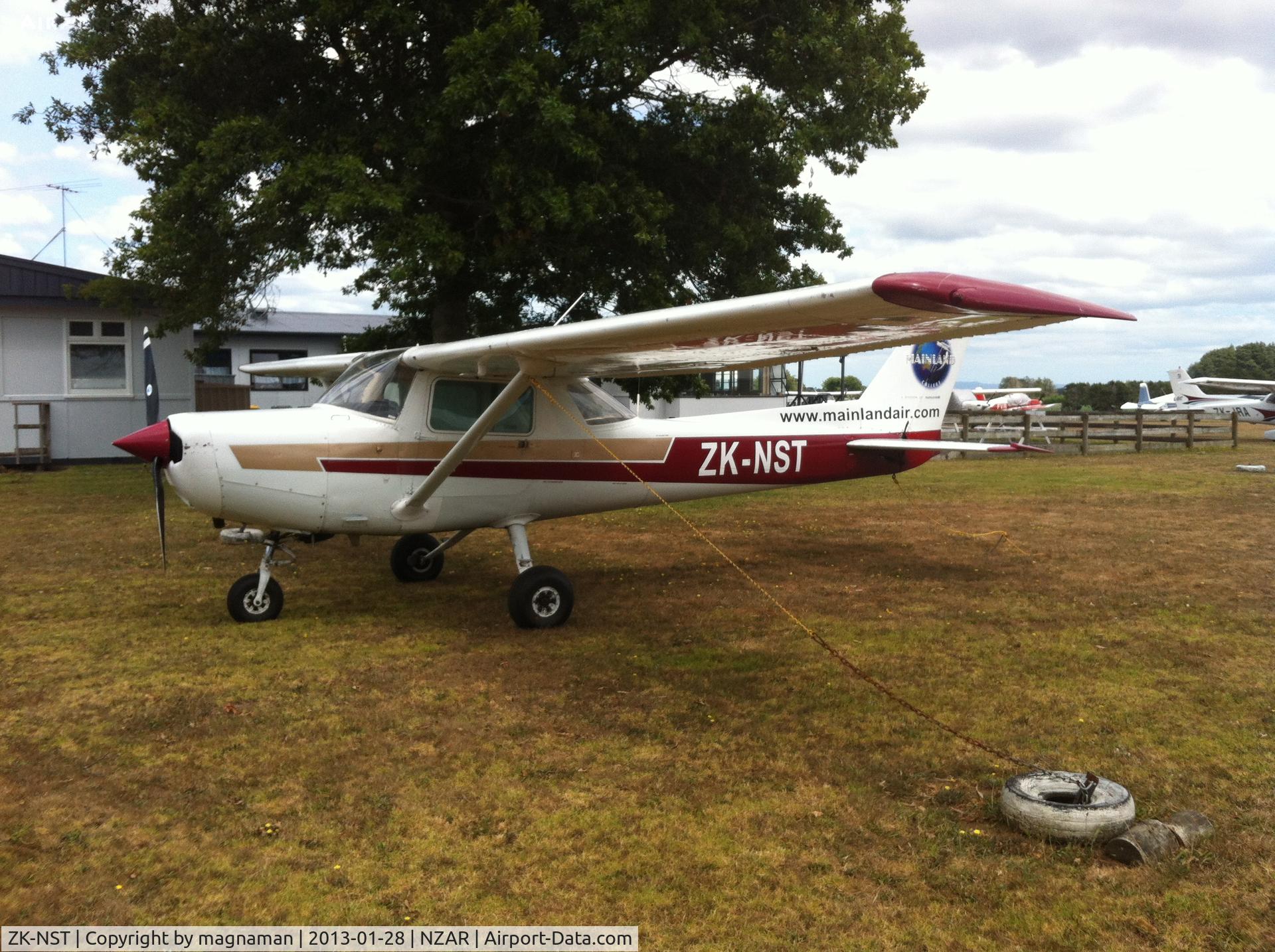 ZK-NST, Cessna 152 C/N 152-80682, Visiting ardmore