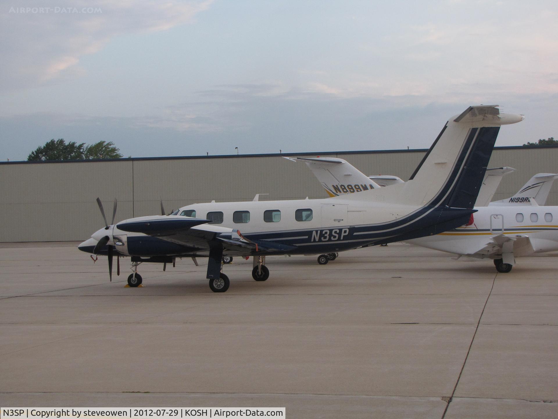 N3SP, 1975 Cessna 402B C/N 402B0930, ORION FBO RAMP