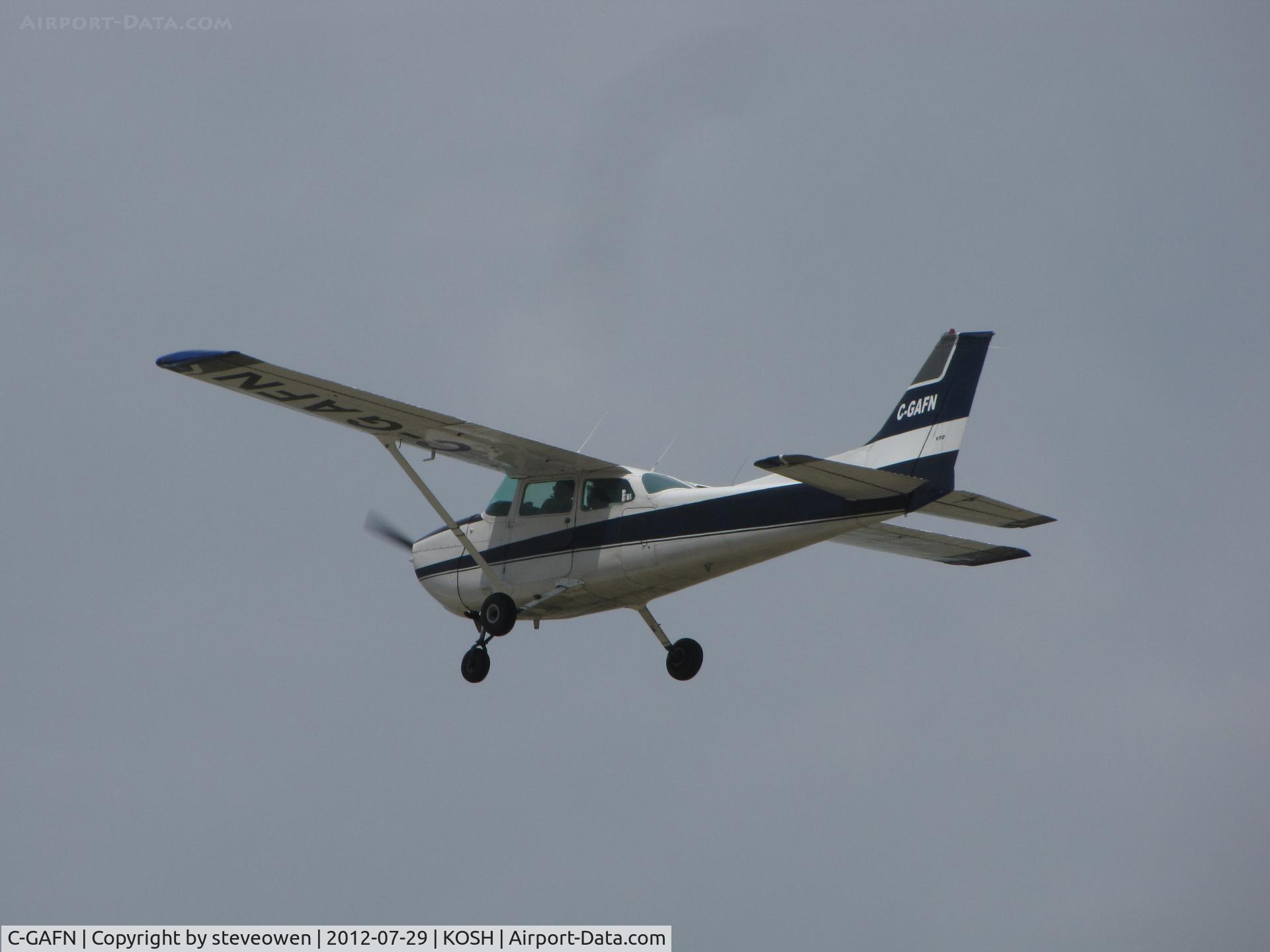 C-GAFN, 1974 Cessna 172M C/N 17263884, DEPARTING OSHKOSH
