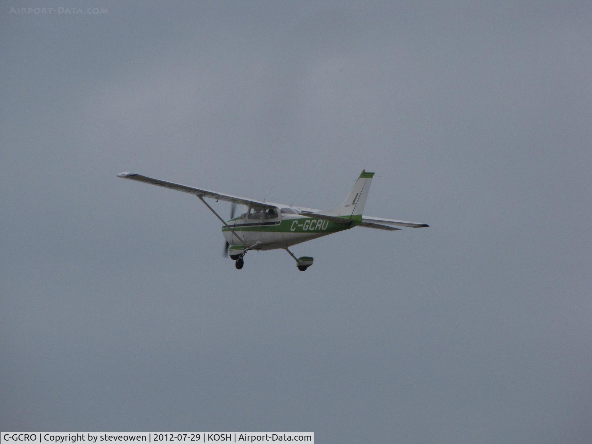 C-GCRO, 1974 Cessna 172M Skyhawk II C/N 17264220, DEPARTING OSHKOSH