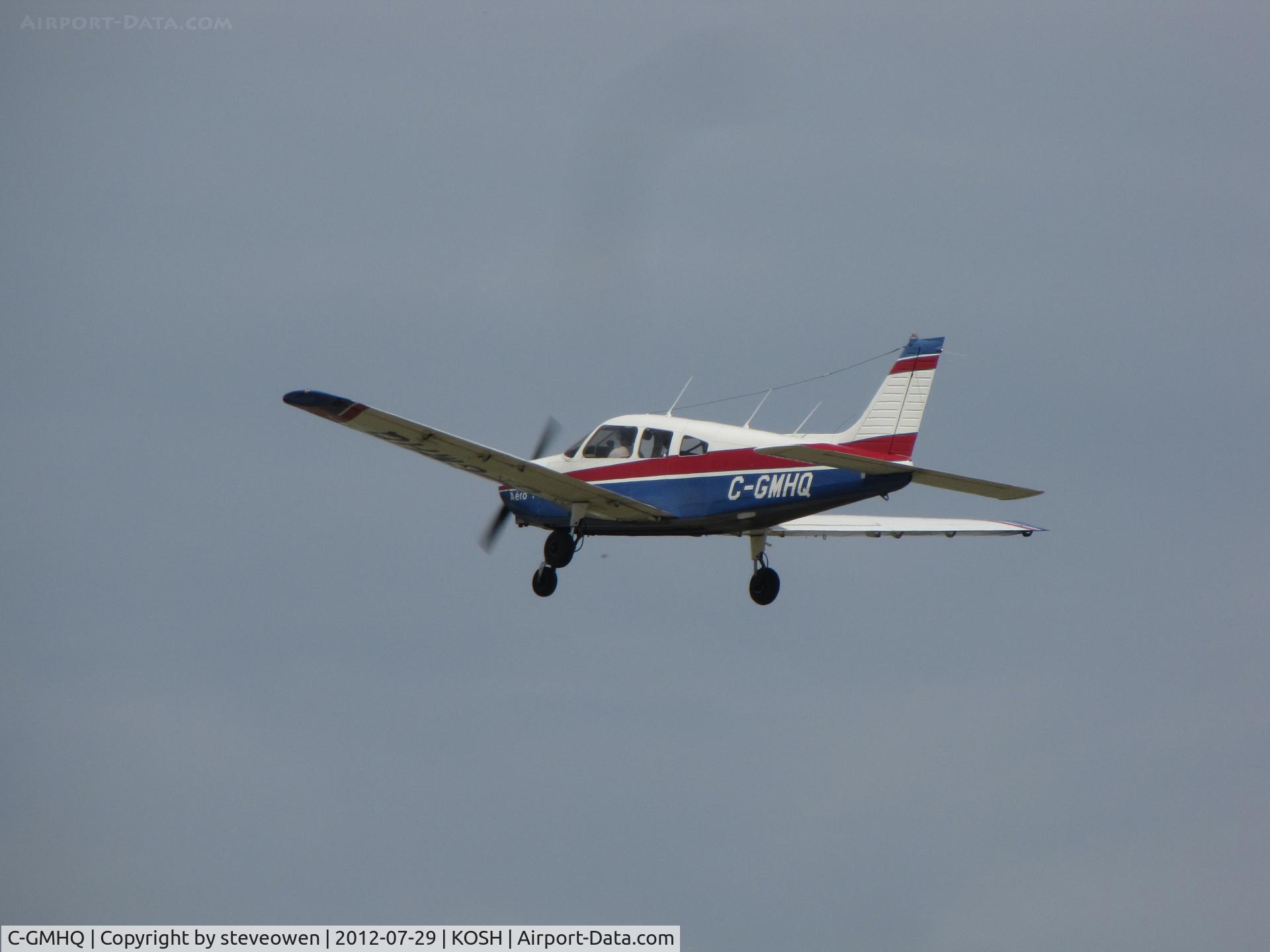 C-GMHQ, 1975 Piper PA-28-151 Cherokee Warrior C/N 287515018, DEPARTING OSHKOSH