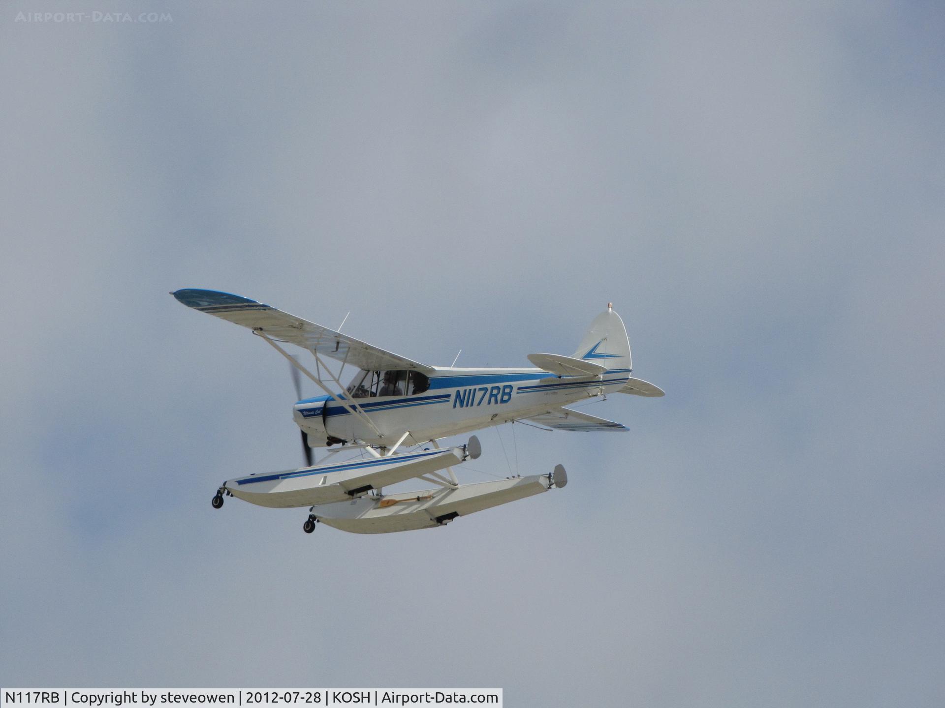 N117RB, 2002 Piper PA-18-150 Super Cub C/N 9930CC, DEPARTING OSHKOSH
