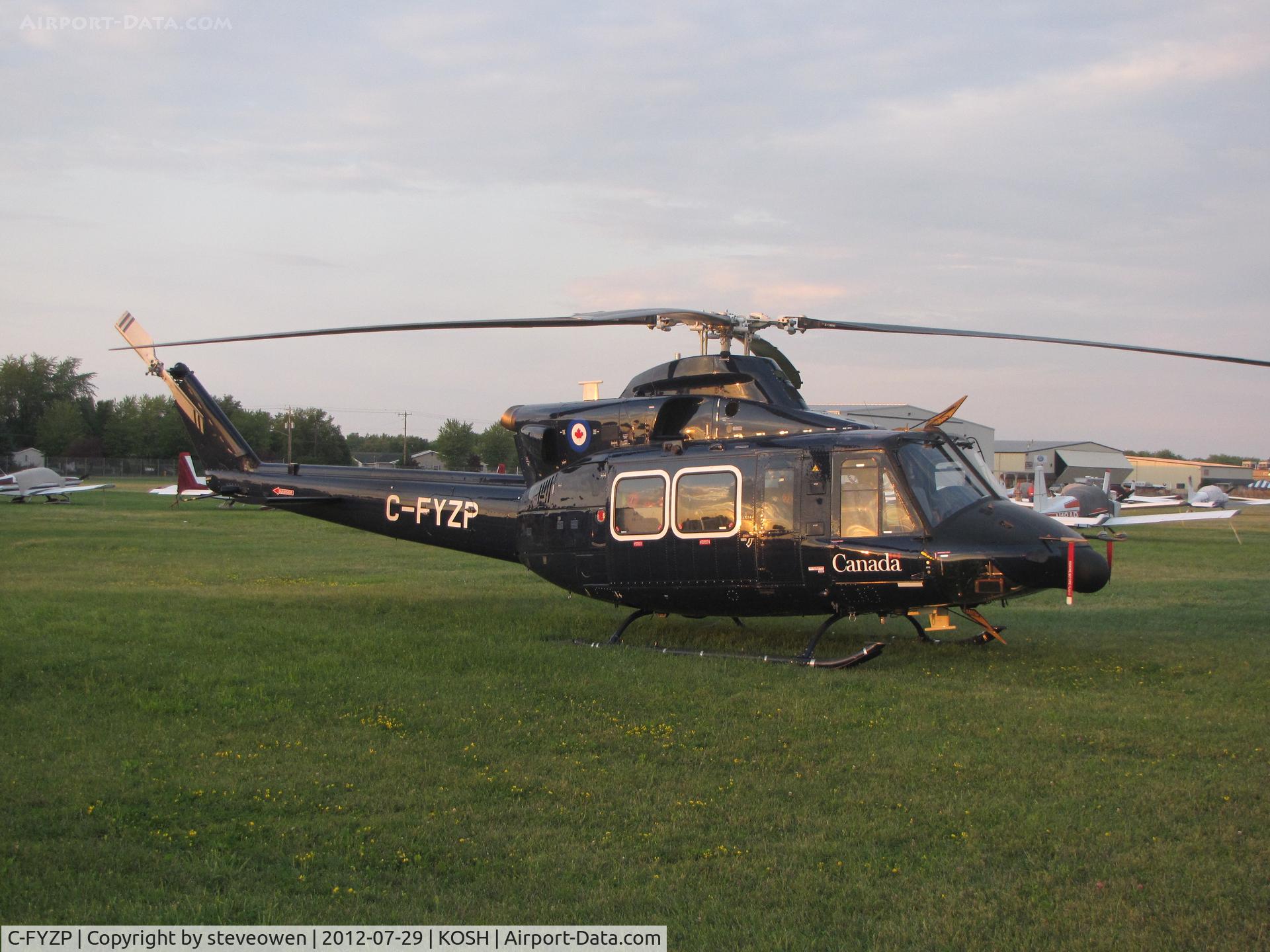 C-FYZP, 1996 Bell 412CF (CH-146) C/N 46447, CANADIAN GOVT HELICOPTOR