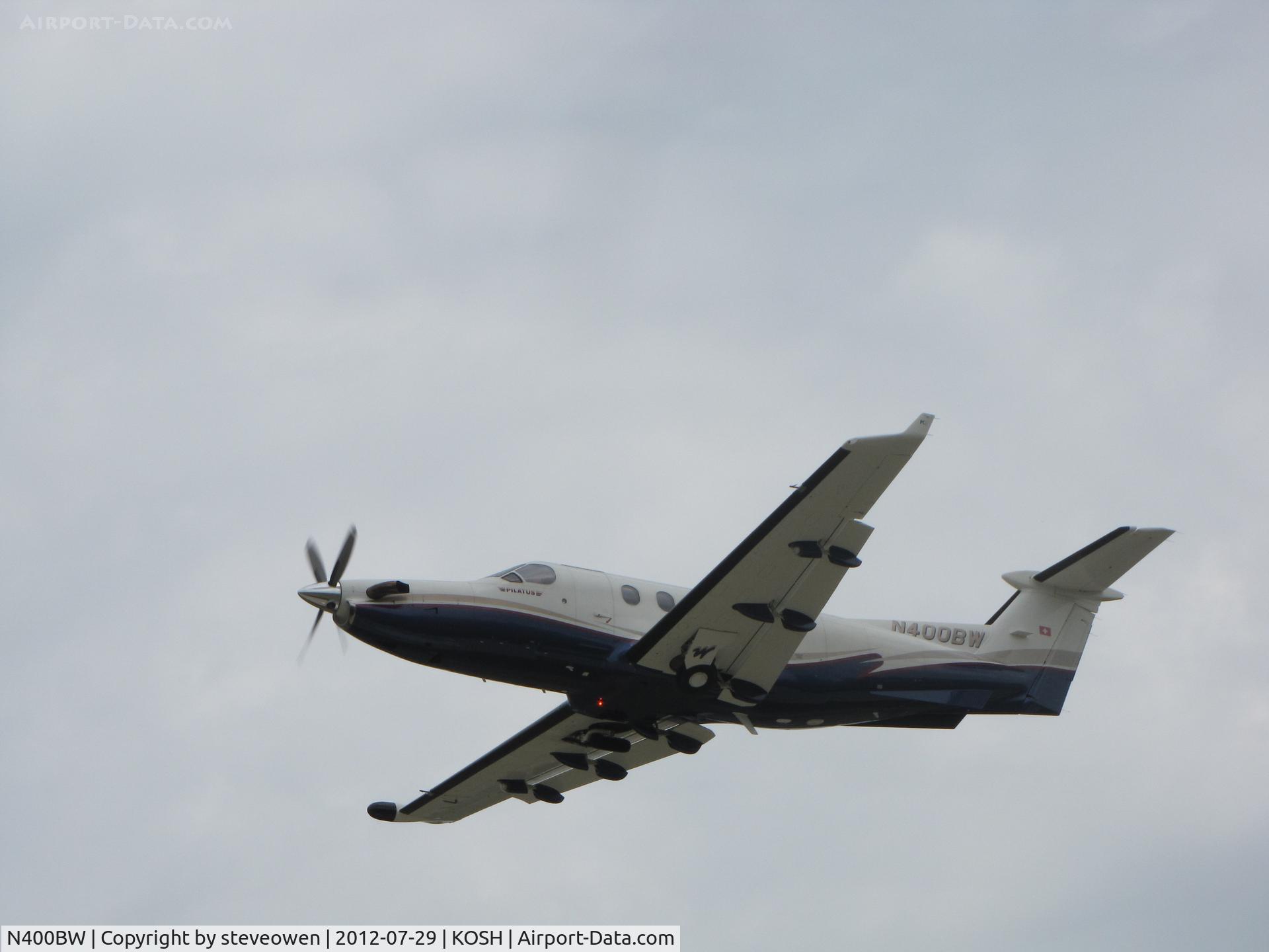 N400BW, 1998 Pilatus PC-12/45 C/N 224, DEPARTING OSHKOSH