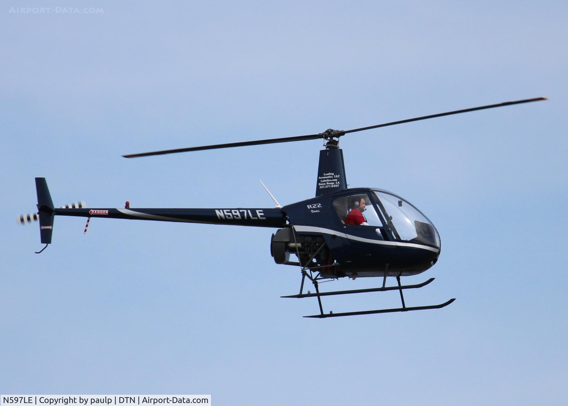 N597LE, 1986 Robinson R22 C/N 597, At Downtown Shreveport.