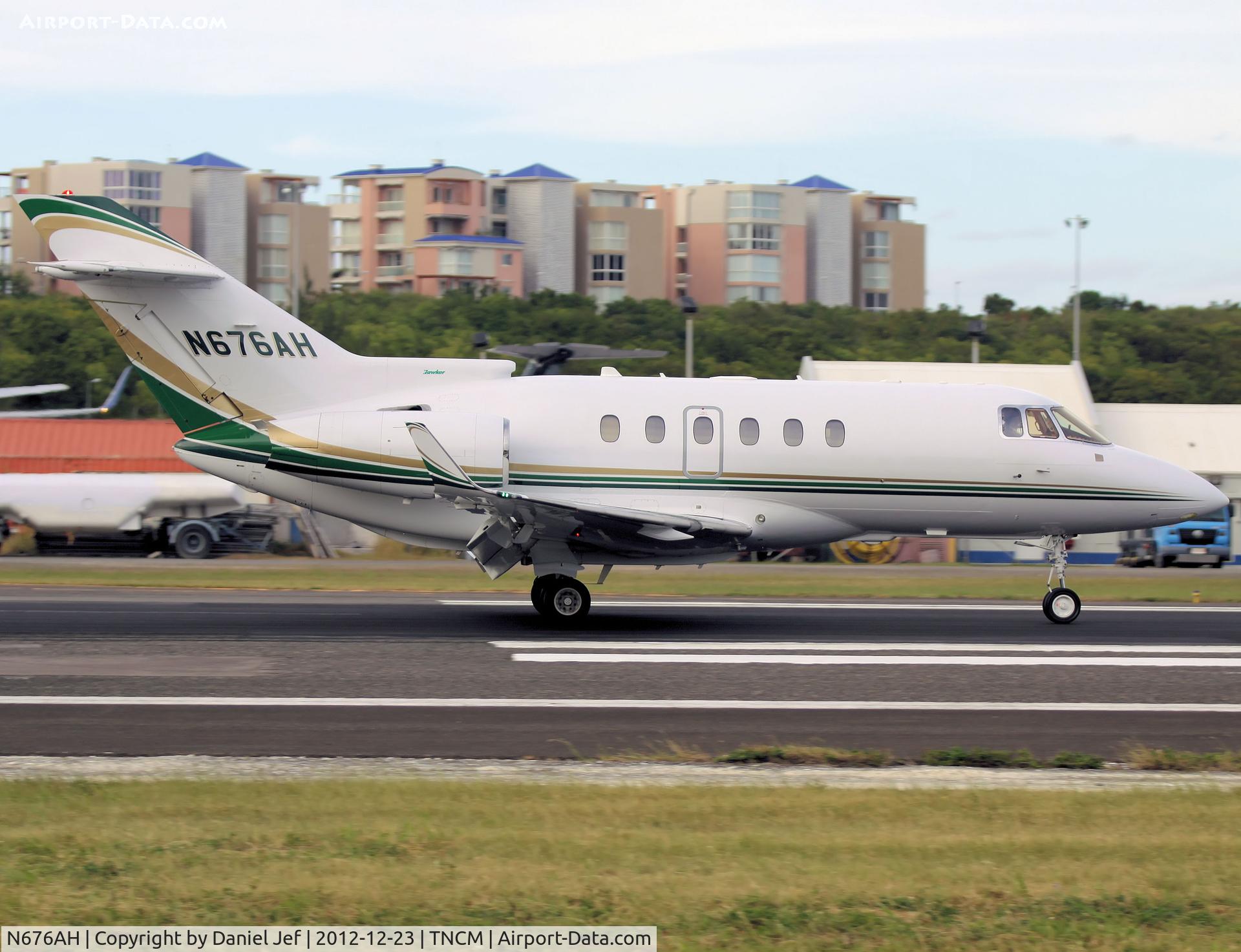 N676AH, 2007 Raytheon Hawker 850XP C/N 258831, N676AH