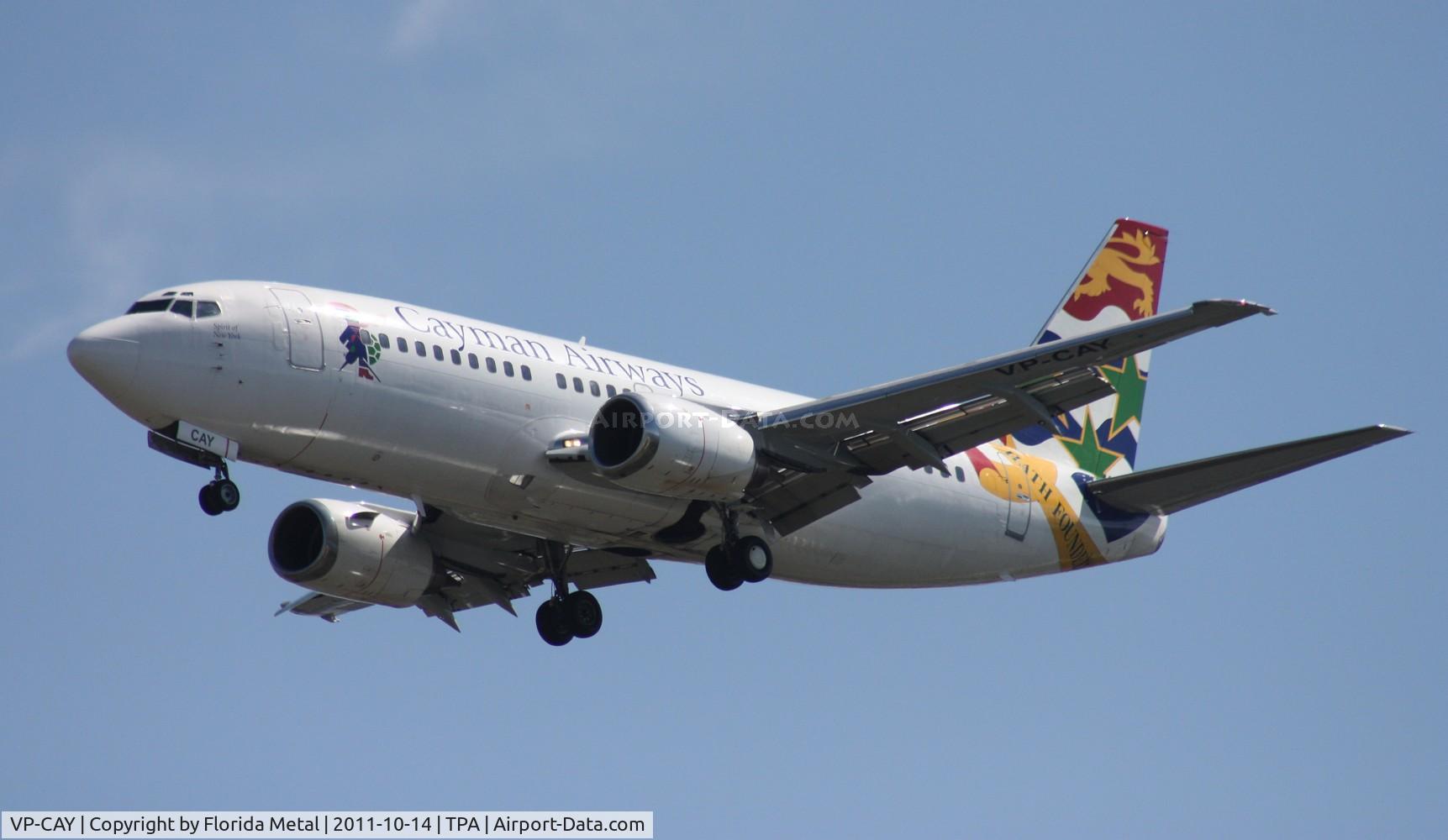VP-CAY, 1993 Boeing 737-3Q8 C/N 26286, Cayman 737-700