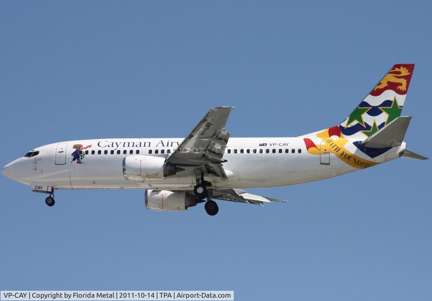 VP-CAY, 1993 Boeing 737-3Q8 C/N 26286, Cayman 737-300