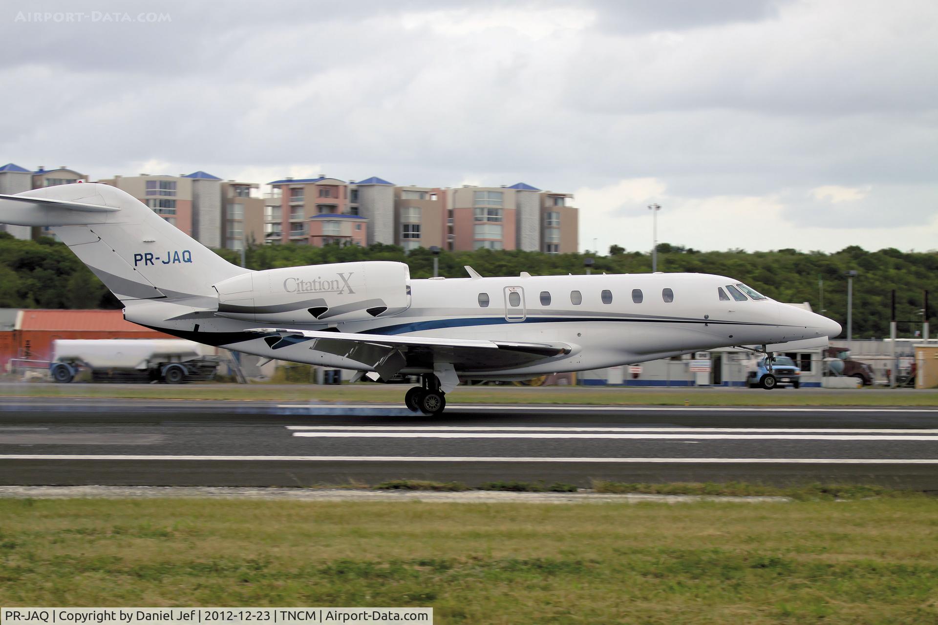 PR-JAQ, 1999 Cessna 750 Citation X Citation X C/N 750-0060, PR-JAQ
