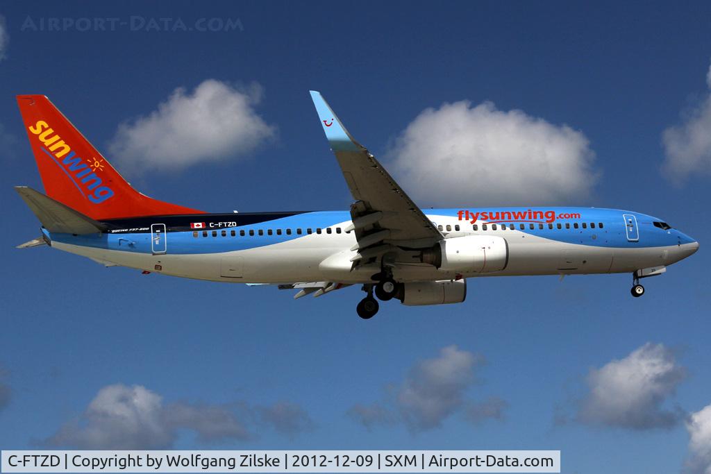 C-FTZD, 2007 Boeing 737-8K5 C/N 35132, visitor
