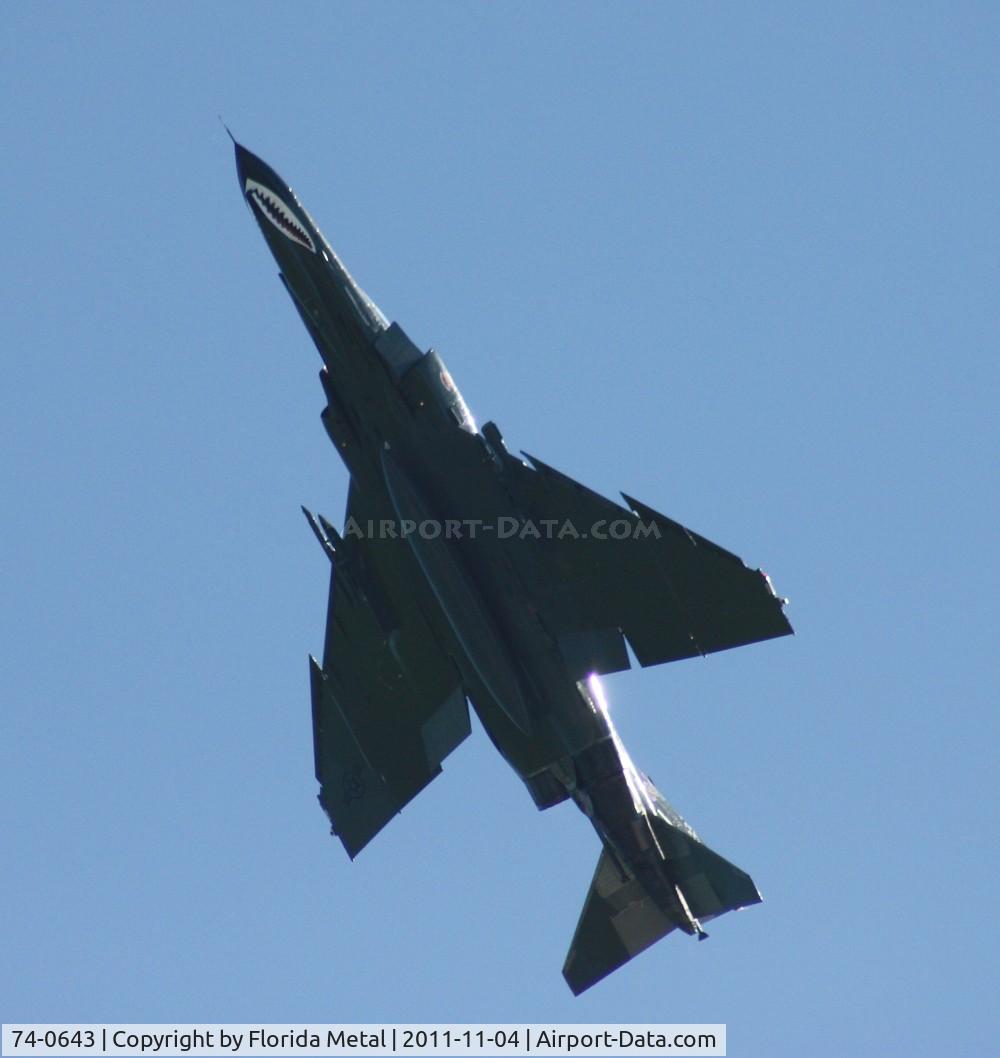 74-0643, 1974 McDonnell Douglas QF-4E Phantom II C/N 4794, F-4E Phantom II over 2011 Cocoa Beach Airshow