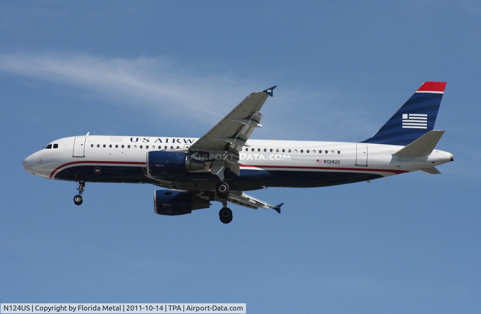 N124US, 2000 Airbus A320-214 C/N 1314, US Airways A320