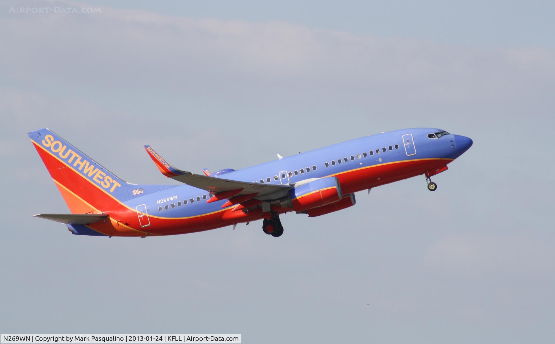 N269WN, 2007 Boeing 737-7H4 C/N 32526, Boeing 737-700