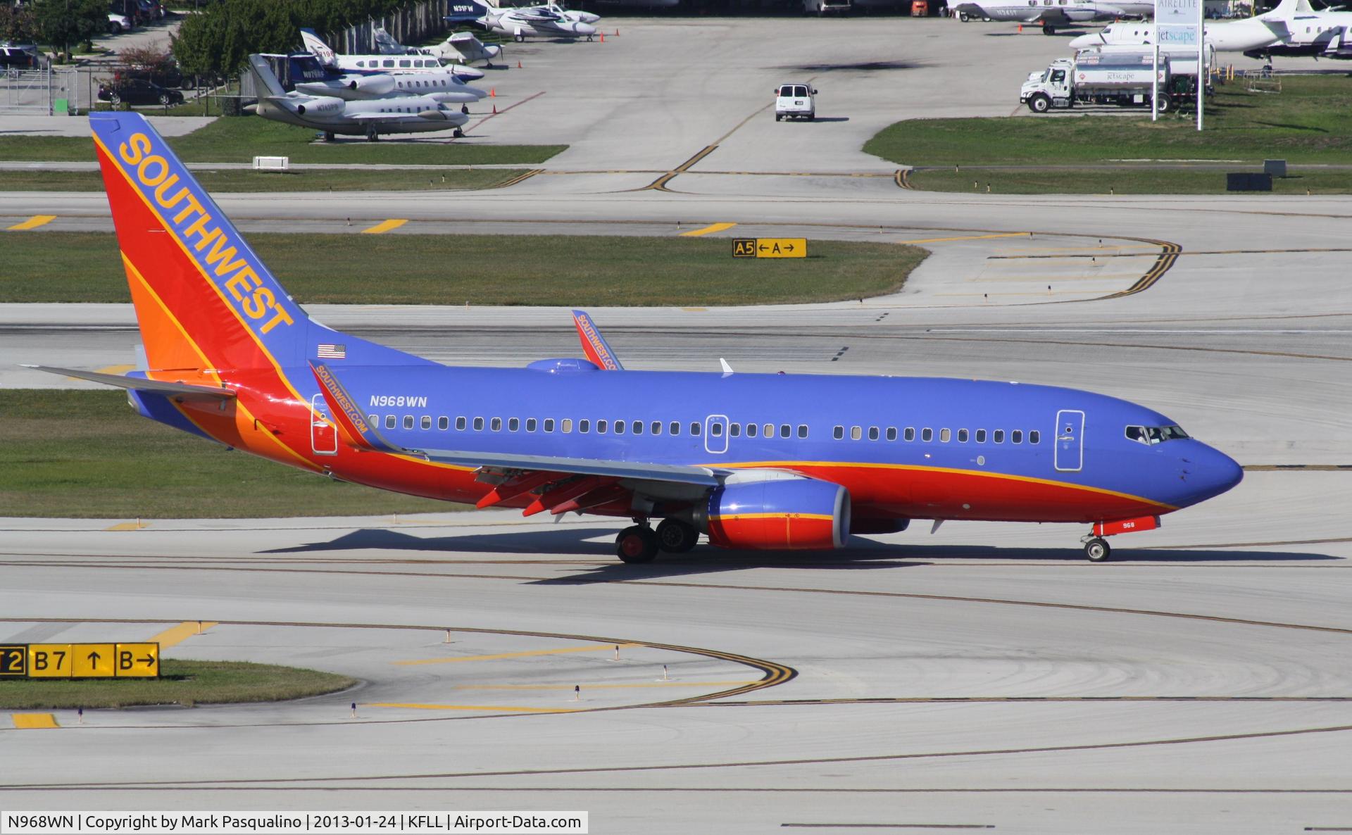 N968WN, 2011 Boeing 737-7H4 C/N 36679, Boeing 737-700