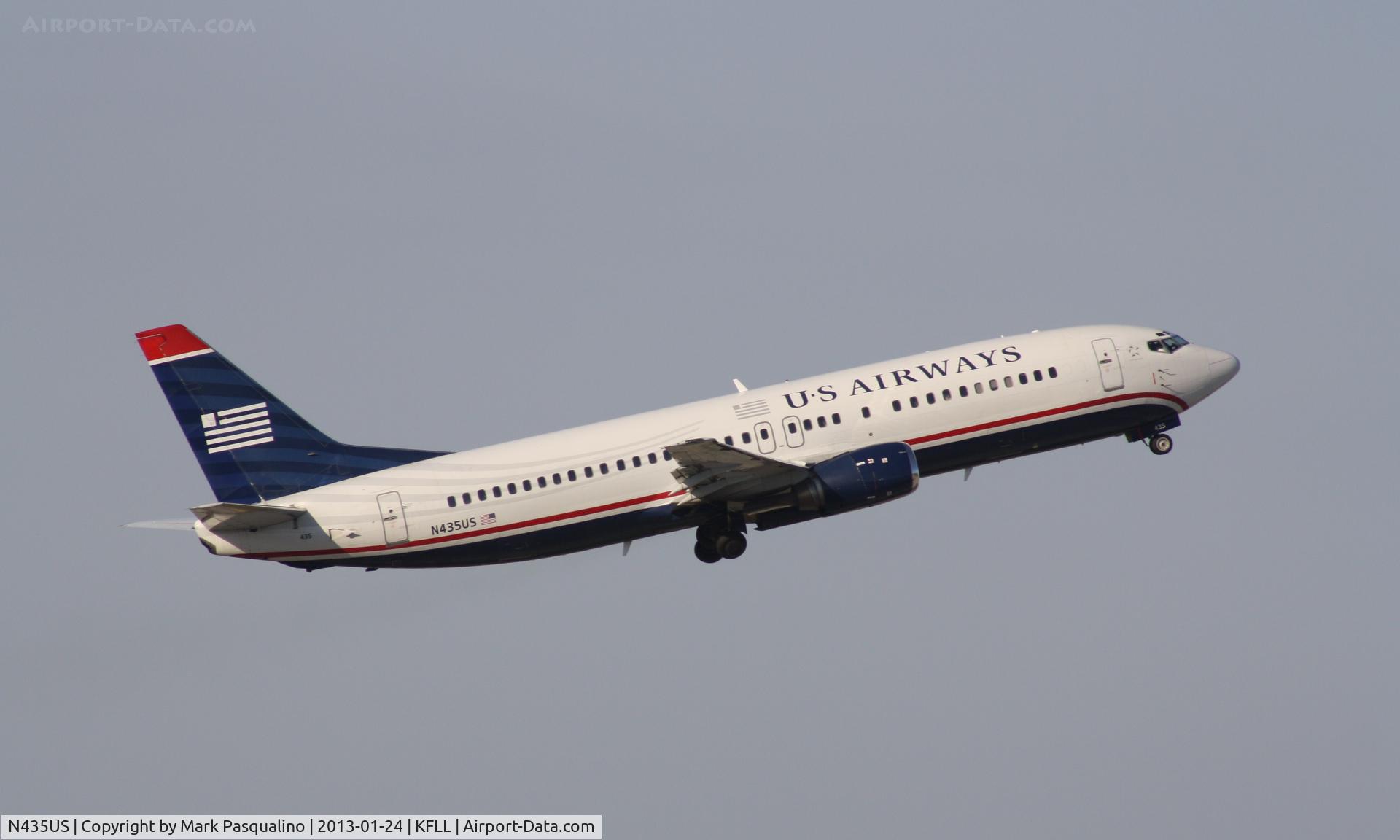 N435US, 1990 Boeing 737-4B7 C/N 24557, Boeing 737-400