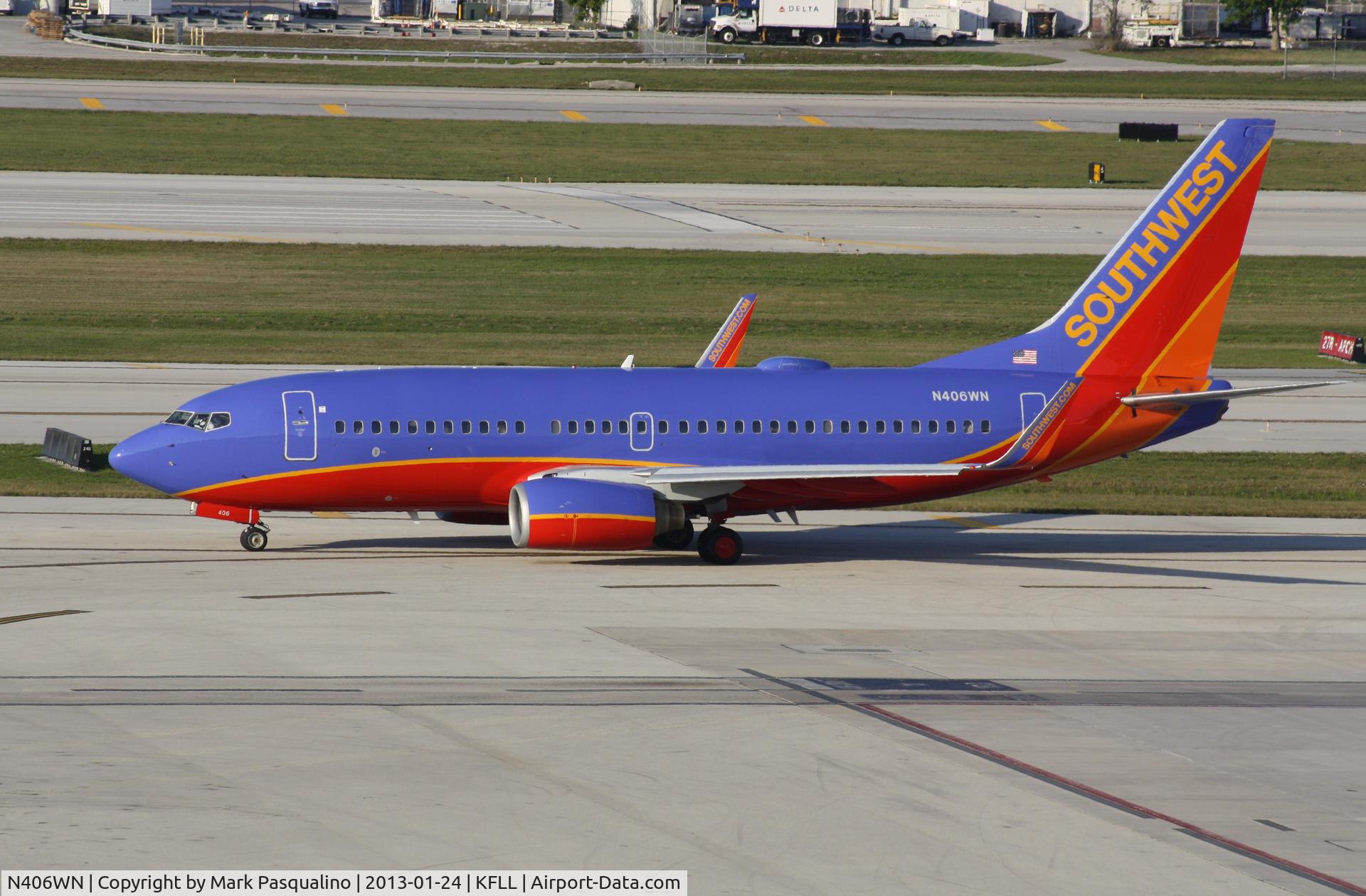N406WN, 2001 Boeing 737-7H4 C/N 27894, Boeing 737-700