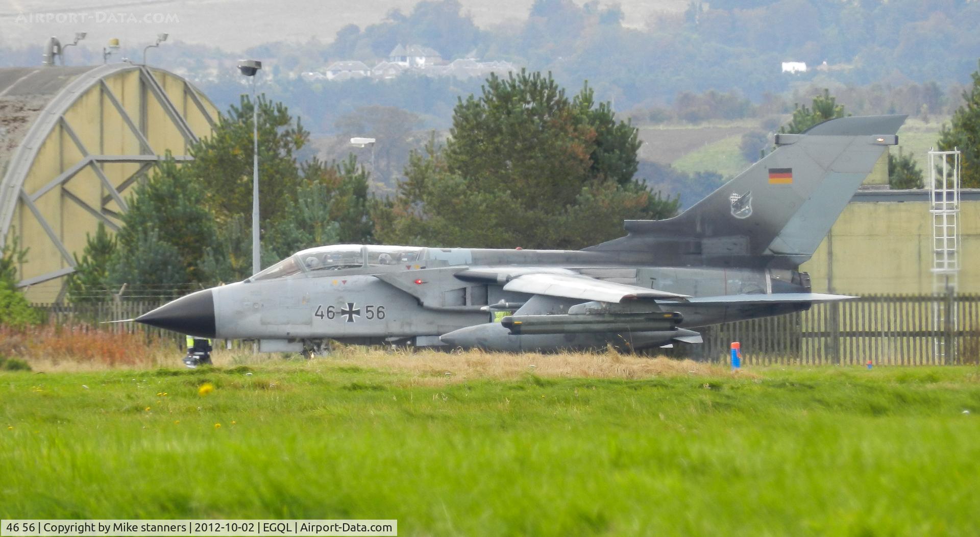46 56, Panavia Tornado ECR C/N 903/GS289/4356, JBG-32 Tornado ECR Taxiing out to runway 27 for a joint warrior sortie