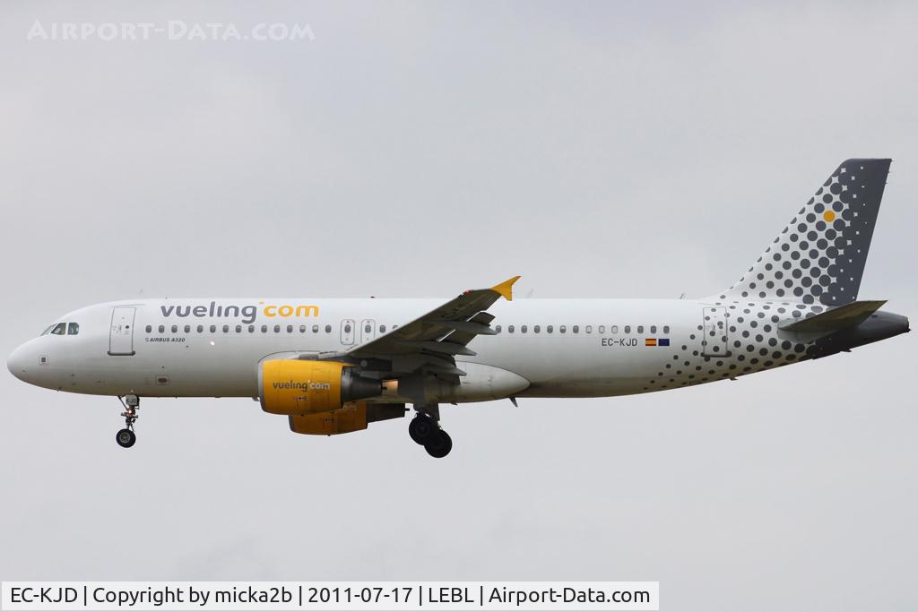 EC-KJD, 2007 Airbus A320-216 C/N 3237, Landing