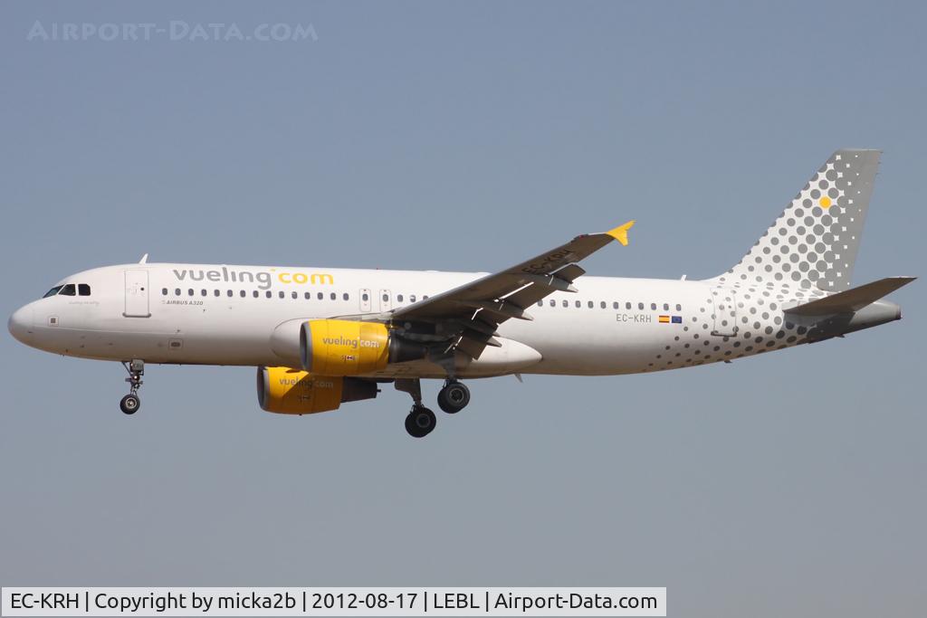 EC-KRH, 2008 Airbus A320-214 C/N 3529, Landing