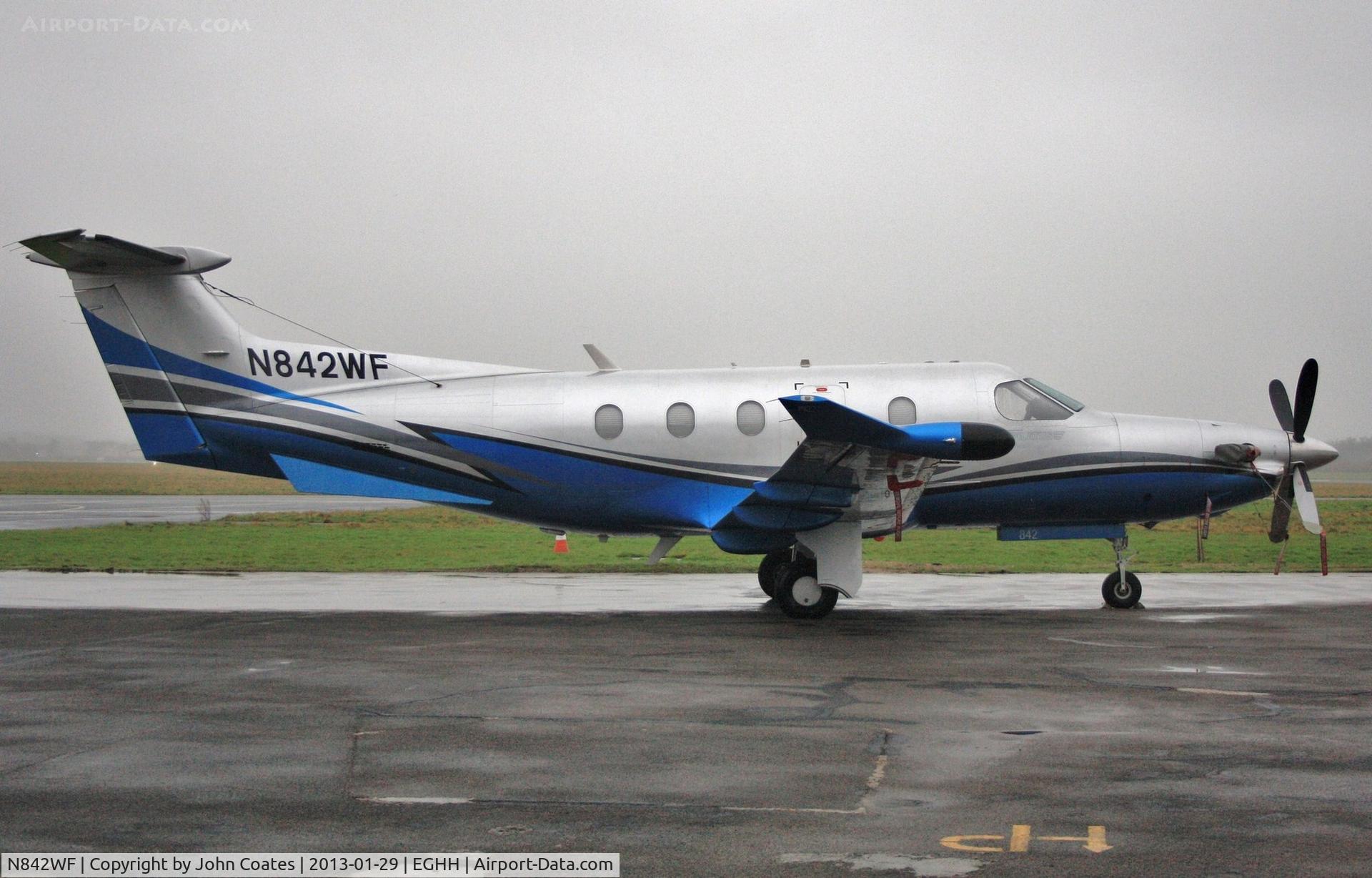 N842WF, 2007 Pilatus PC-12/47 C/N 842, Parked at D S Pilatus Centre