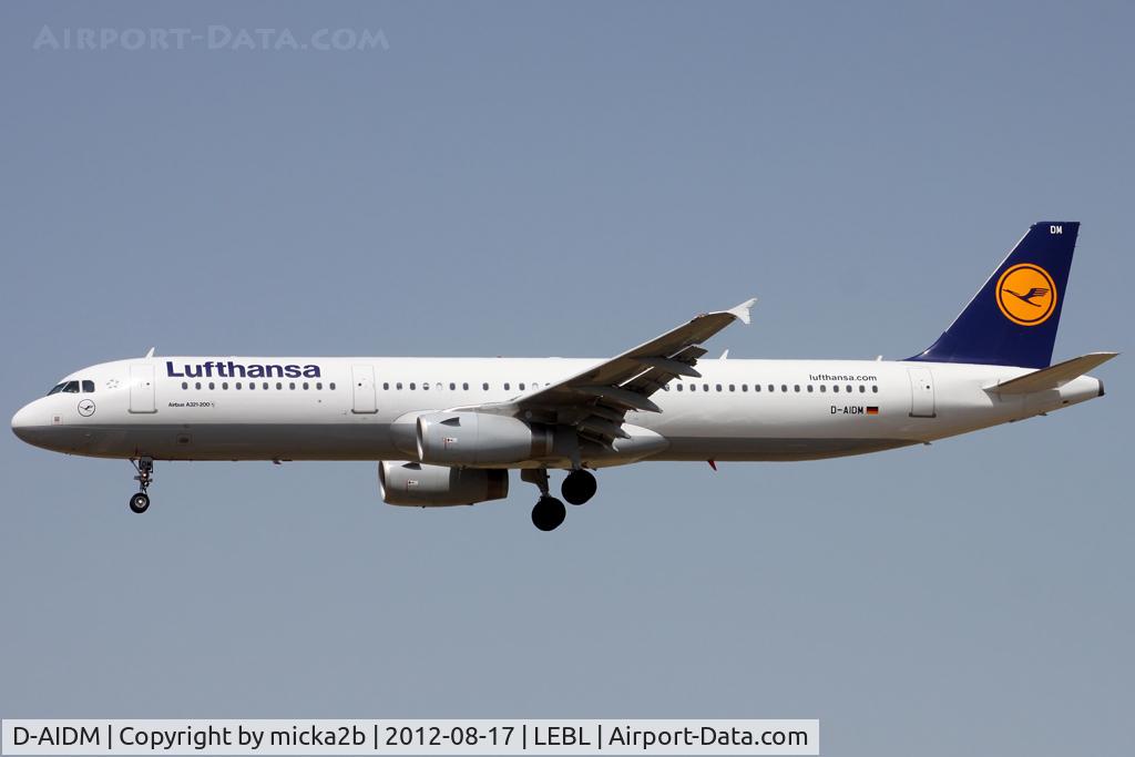 D-AIDM, 2011 Airbus A321-231 C/N 4916, Landing