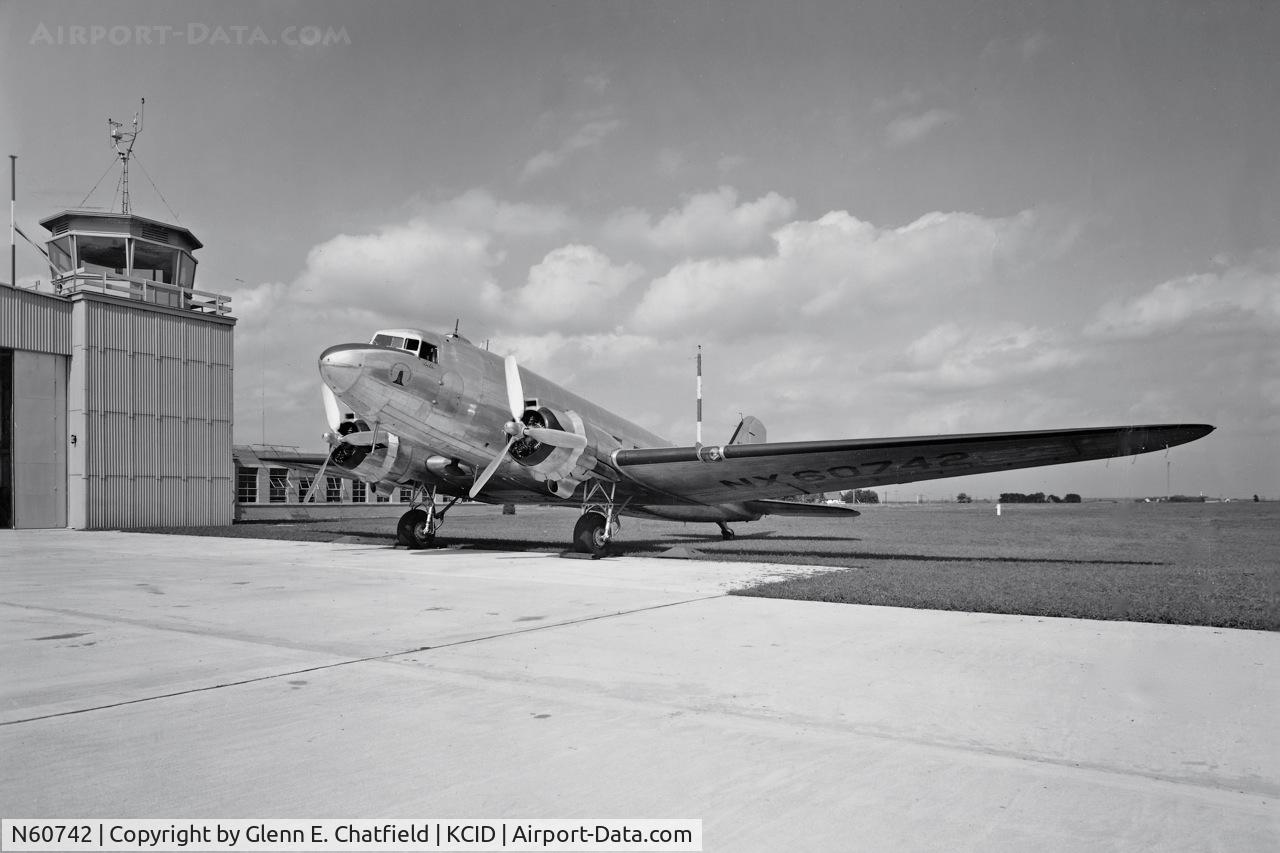 N60742, Douglas DC3C C/N 11851, Photo provided by Rockwell Collins
ex- C-47A 42-92089