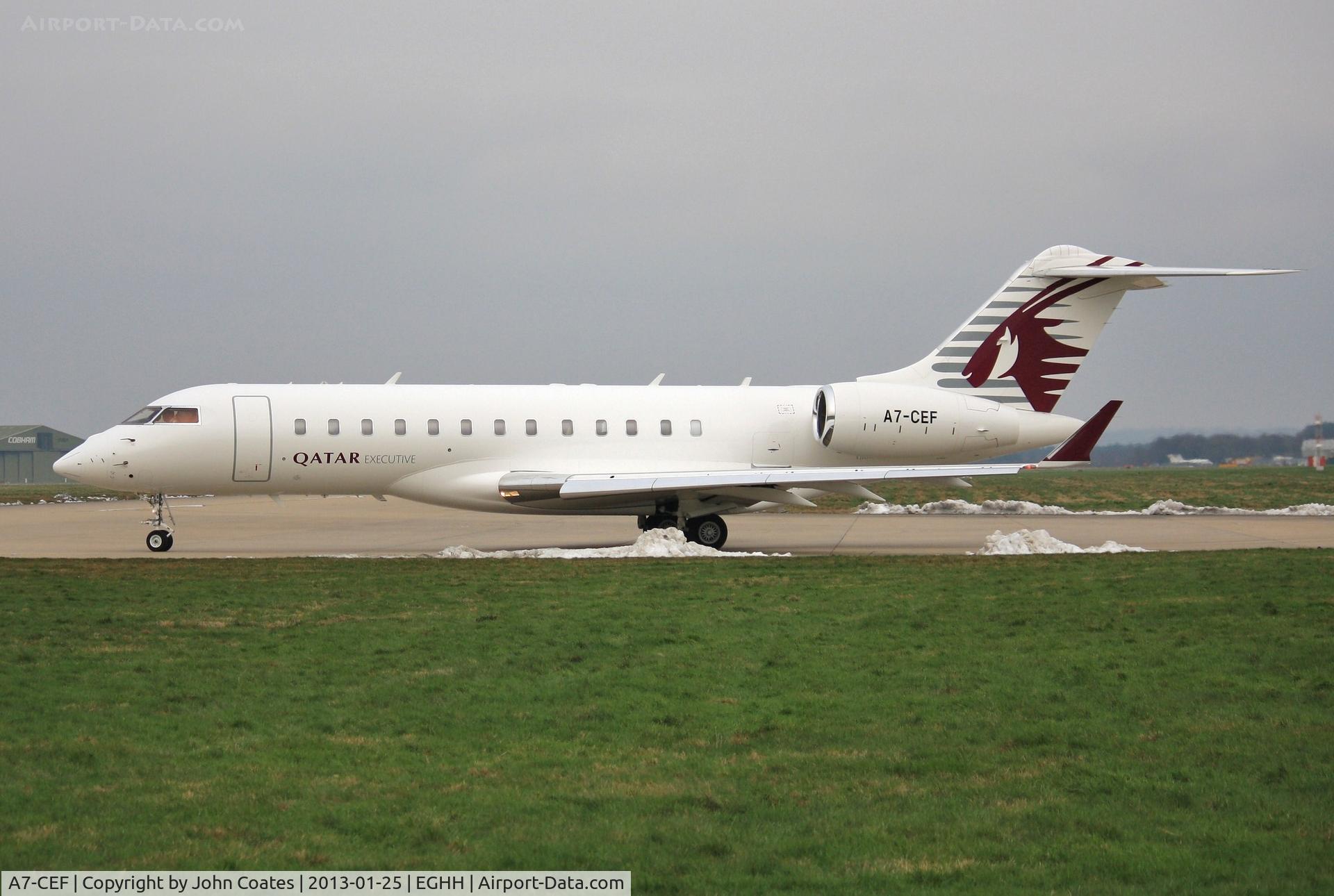 A7-CEF, 2008 Bombardier BD-700-1A10 Global Express C/N 9294, Departing 08 after a short visit