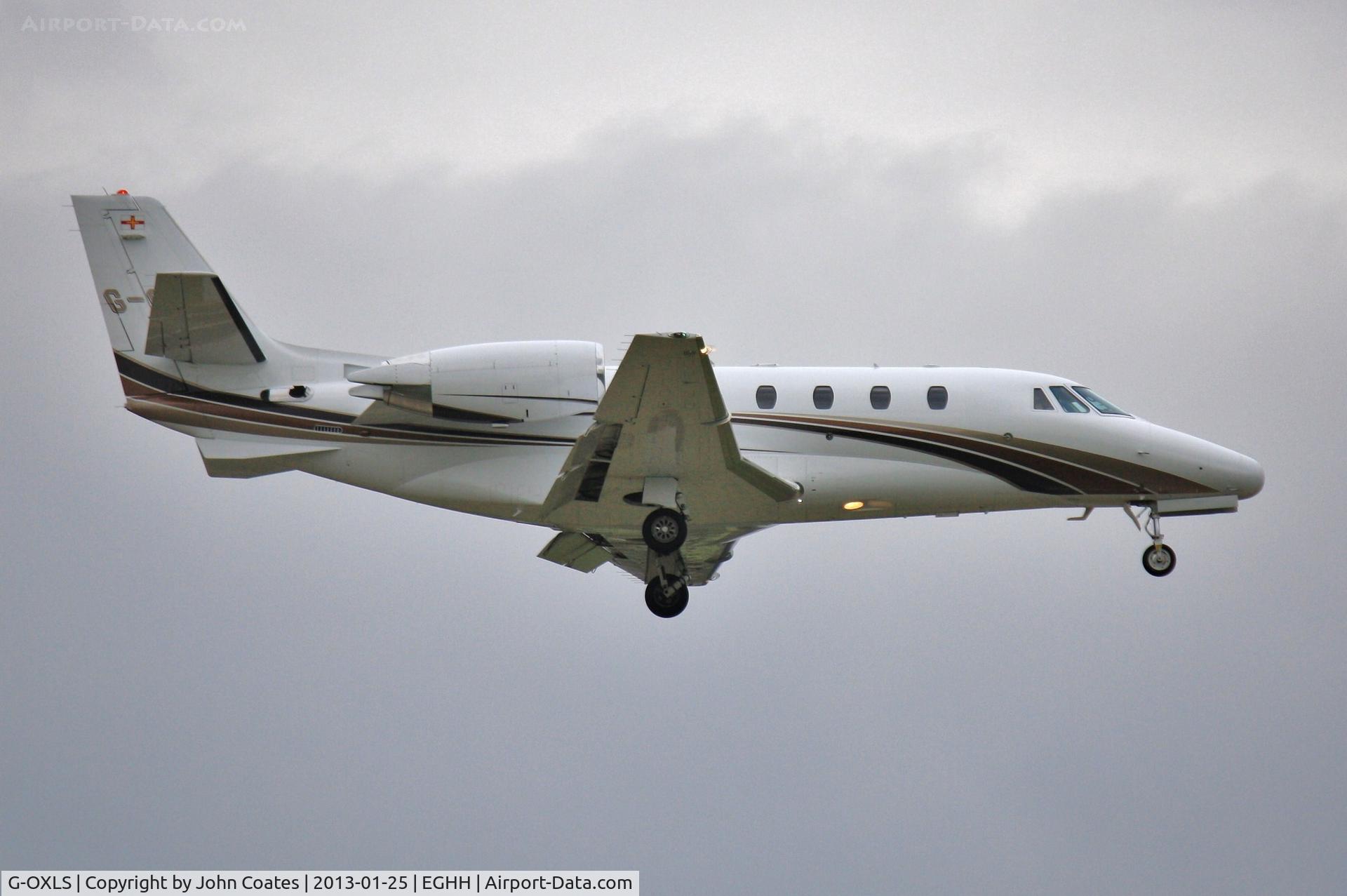 G-OXLS, 2007 Cessna 560XL Citation Excel C/N 560-5675, Finals to 08