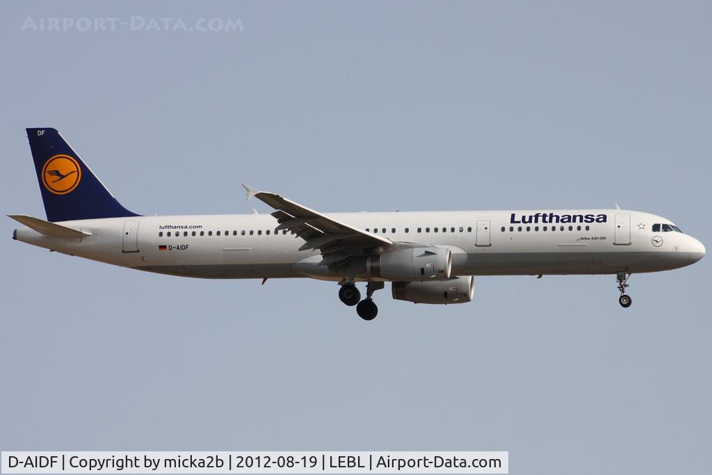 D-AIDF, 2011 Airbus A321-231 C/N 4626, Landing