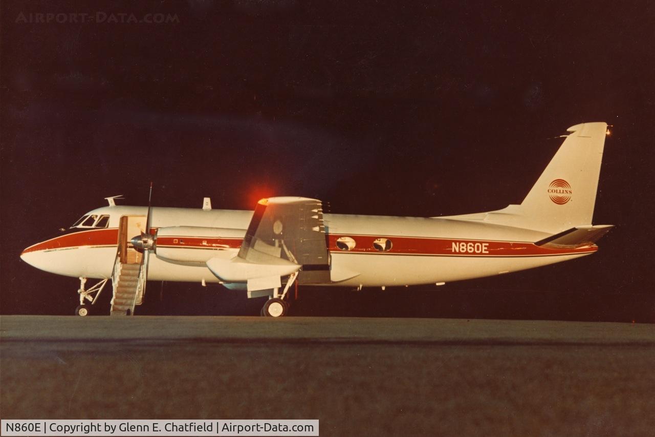 N860E, 1974 Grumman G-1159 Gulfstream II C/N 144, Photo provided by Rockwell Collins