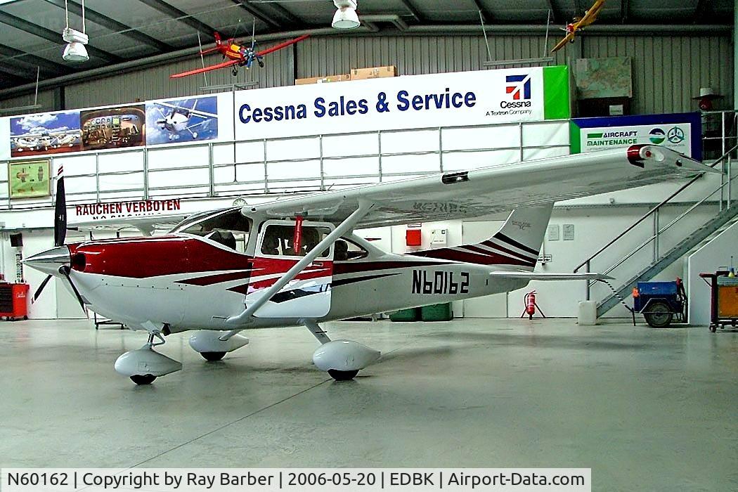 N60162, 2006 Cessna T182T Turbo Skylane C/N T1820542, Cessna T.182T Skylane [T182-08542] Kyritz~D 20/05/2006. This was taped on for its Trans Atlantic flight and then became D-EQAL.