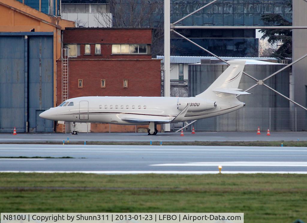N810U, 2007 Dassault Falcon 2000EX C/N 126, Parked at the General Aviation area...