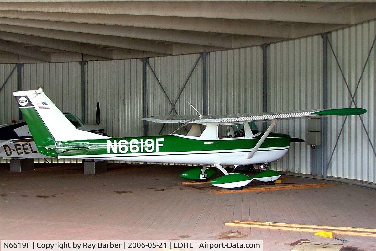 N6619F, 1966 Cessna 150F C/N 15063219, Cessna 150F [150-63219] Lubeck~D 21/05/2006. This is due to become D-E registered.
