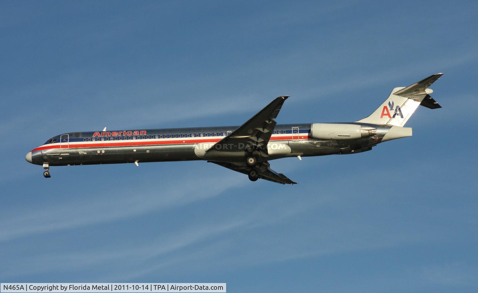 N465A, 1988 McDonnell Douglas MD-82 (DC-9-82) C/N 49595, American MD-82