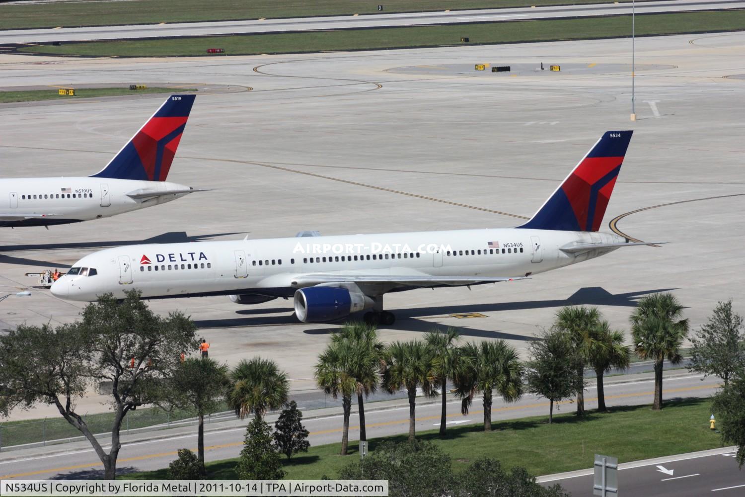 N534US, 1988 Boeing 757-251 C/N 24265, Delta 757-200