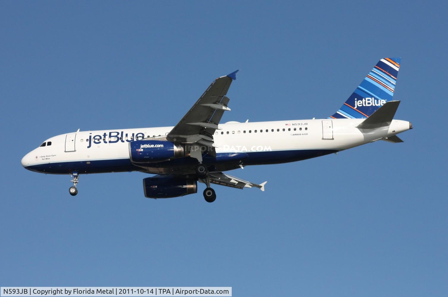 N593JB, 2004 Airbus A320-232 C/N 2280, Jet Blue A320