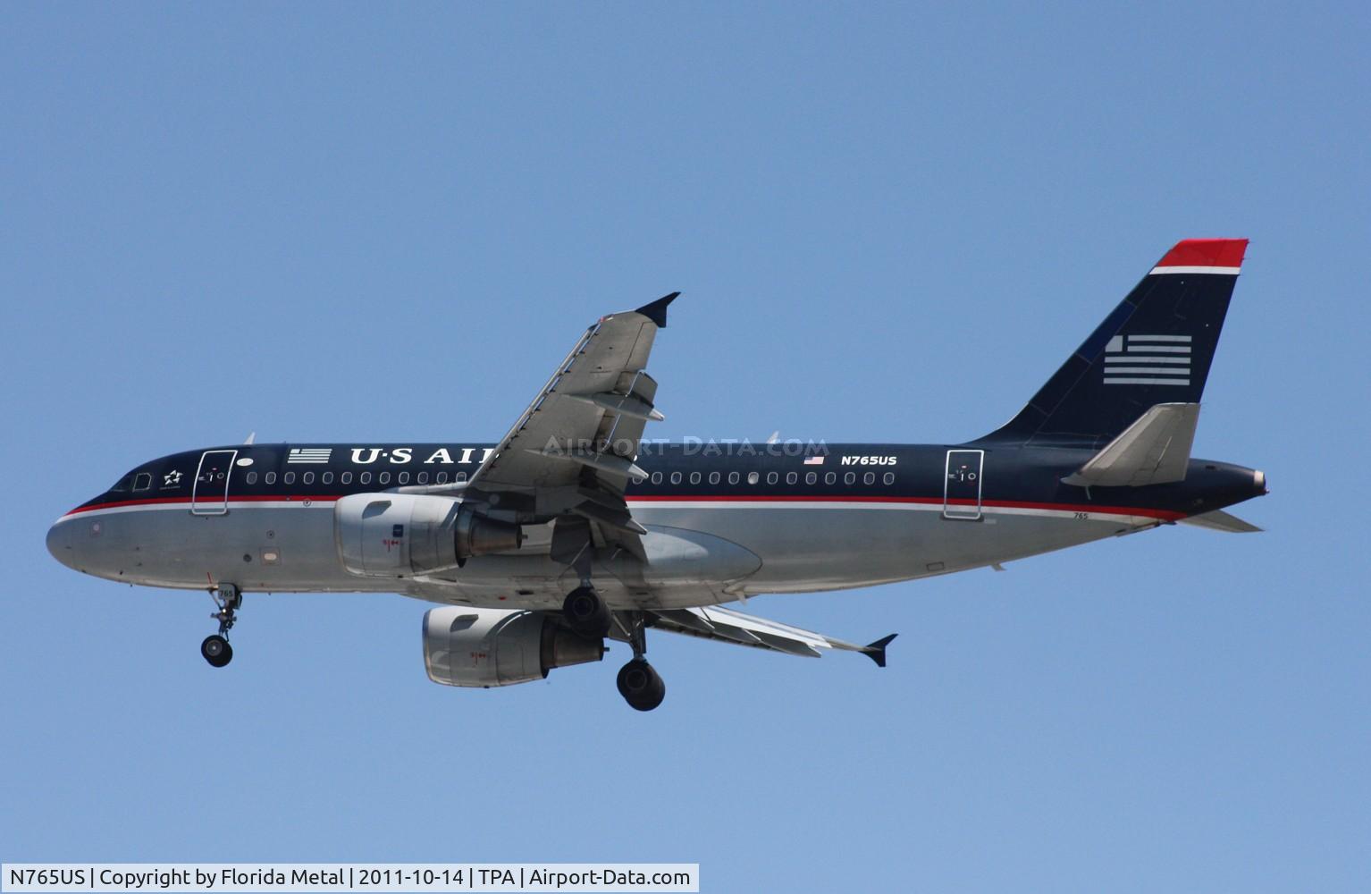 N765US, 2000 Airbus A319-112 C/N 1371, US Airways A319