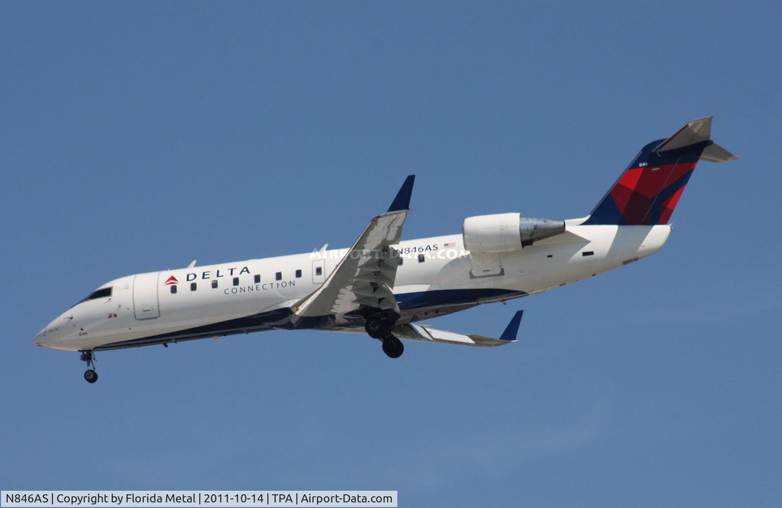 N846AS, 1999 Bombardier CRJ-200ER (CL-600-2B19) C/N 7328, ASA CRJ-200