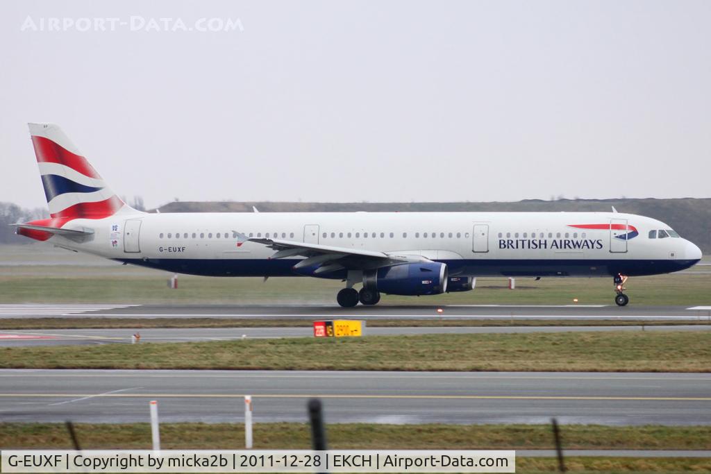 G-EUXF, 2004 Airbus A321-231 C/N 2324, Landing