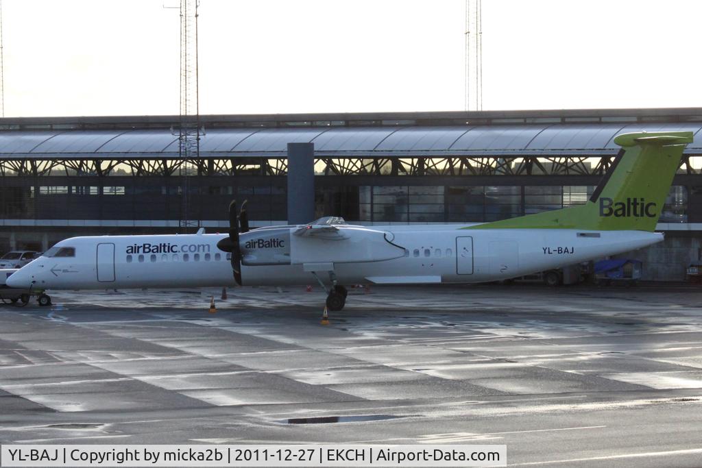 YL-BAJ, 2010 De Havilland Canada DHC-8-402Q Dash 8 C/N 4309, Parked
