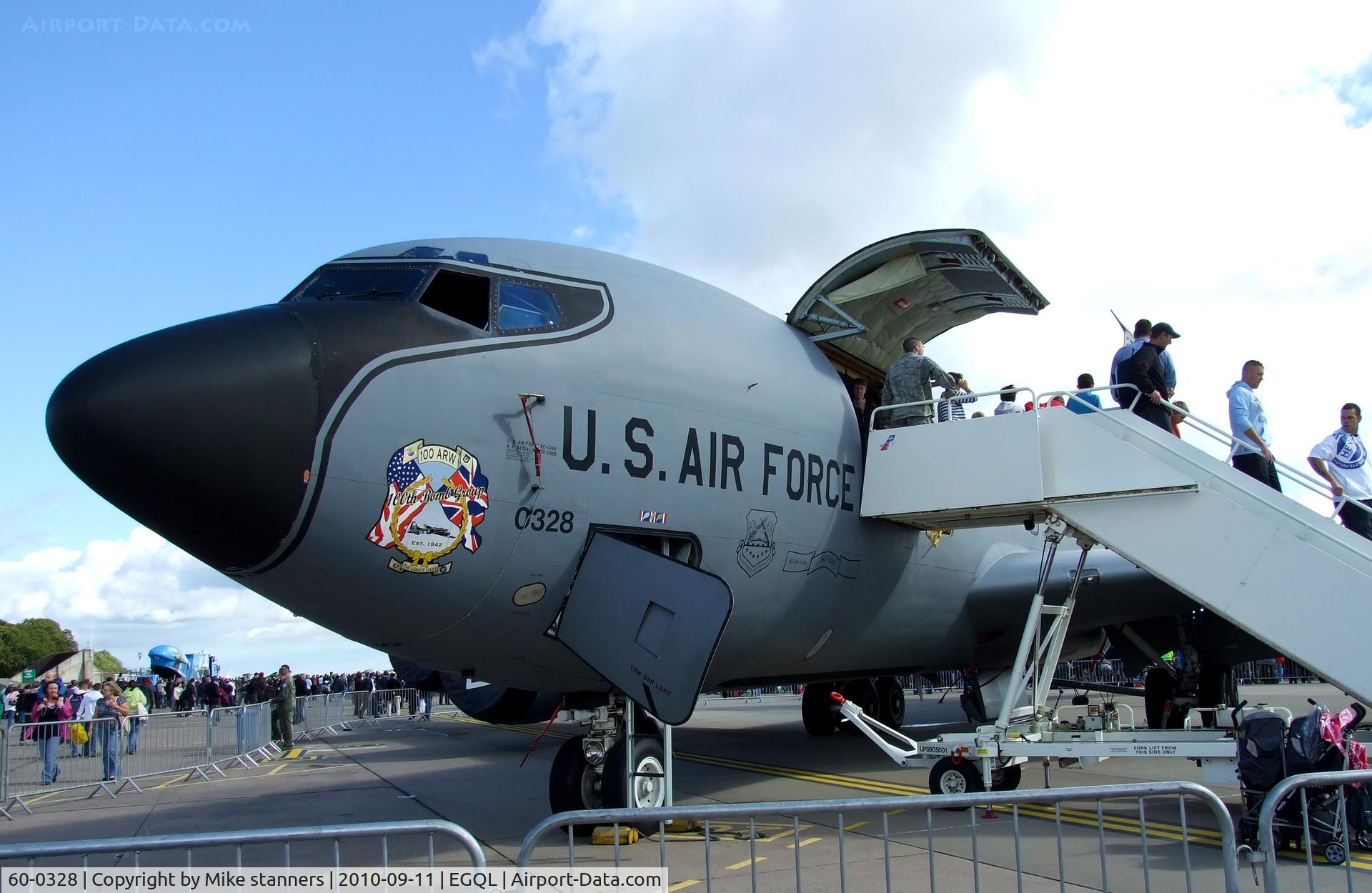 60-0328, 1960 Boeing KC-135R Stratotanker C/N 18103, 351ARS/100ARW KC-135 In the static display at RAF Leuchars airshow 2010