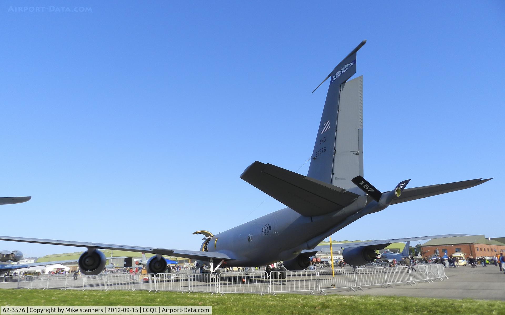 62-3576, 1962 Boeing KC-135R Stratotanker C/N 18559, 133ARS/157ARW,New Hampshire ANG KC-135 In the static display at Leuchars airshow 2012