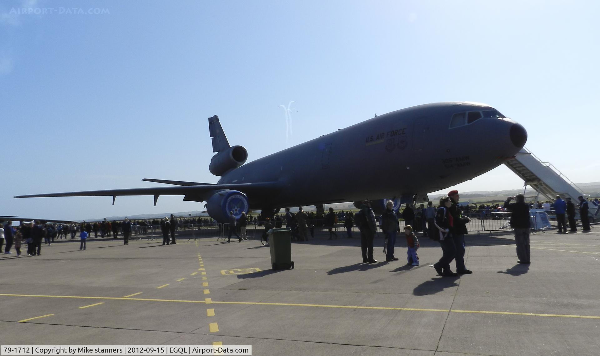 79-1712, 1981 McDonnell Douglas KC-10A Extender C/N 48204, 78ARS KC-10 In the static dispay at RAF Leuchars airshow '12