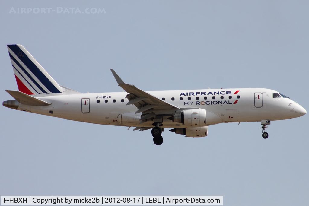 F-HBXH, 2010 Embraer 170ST (ERJ-170-100ST) C/N 17000307, Landing