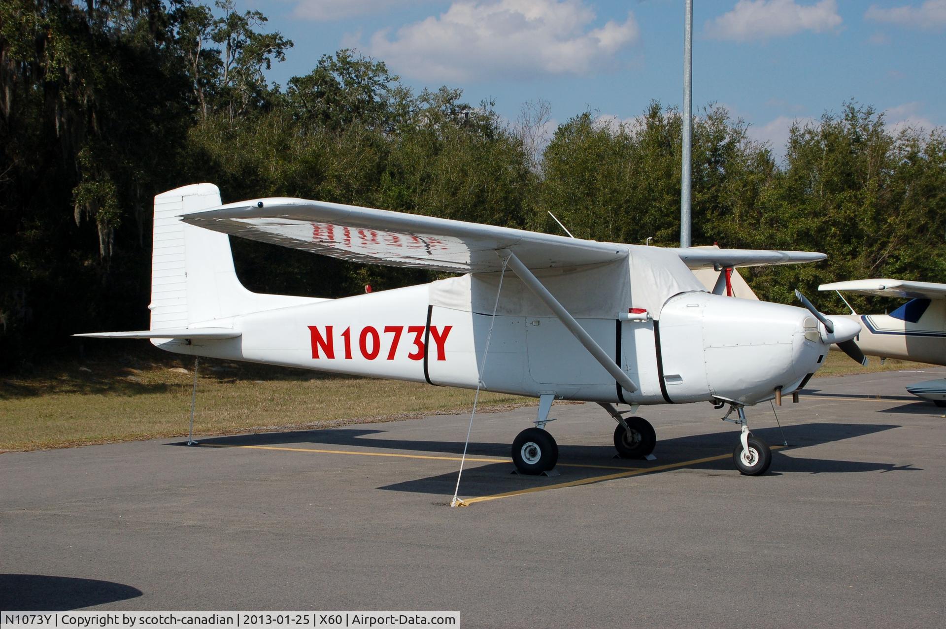 N1073Y, 1956 Cessna 172 C/N 28277, 1956 Cessna 172, N1073Y, at Williston Municipal Airport, Williston, FL